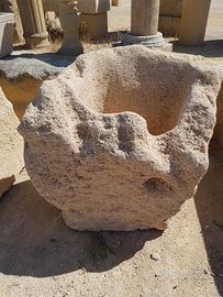 Vaso rustico grande in Carparo - Forma irregolare