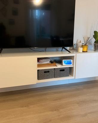 Mobile TV bianco ikea besta