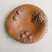 Piatto Centrotavola Vintage Decorato - Rame Antico