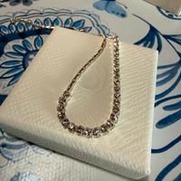 Bracciale con cristalli bianchi