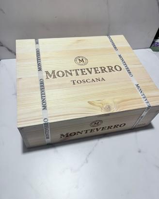 Monteverro cassa in legno da 3 bottiglie