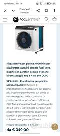 Pompa di calore x piscina x riscaldamento acqua