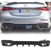 DIFFUSORE MERCEDES W206 AMG 21- LOOK C63 TERMINALI