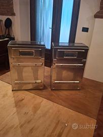Buche per lettere in acciaio inox.