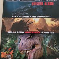 album figurine "alla scoperta dei dinosauri"