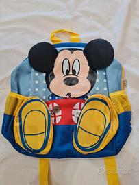 Zaino Borsa Scuola Topolino Mickey Mouse