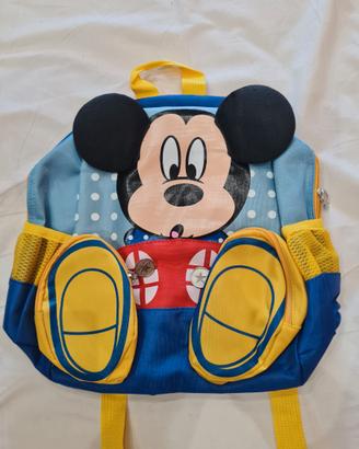 Zaino Borsa Scuola Topolino Mickey Mouse