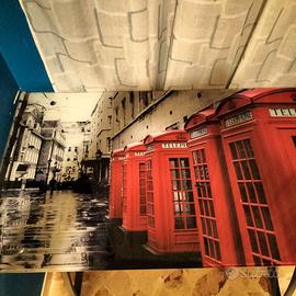 Tavolo in vetro stile inglese