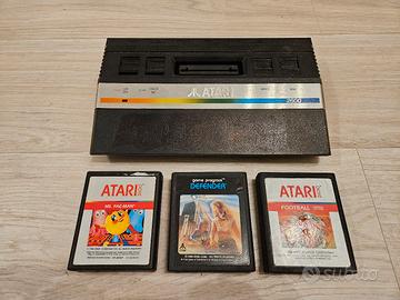 Console Atari 2600 + 3 giochi