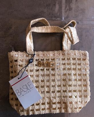 Borsa Basile Beige e Oro