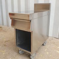 MOBILE IN ACCIAIO INOX MODULAR CON CASSETTO