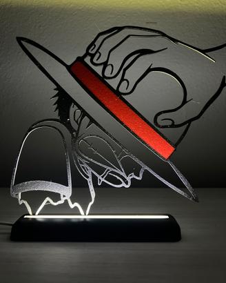 Lampada LED Silhouette Anime Manga
