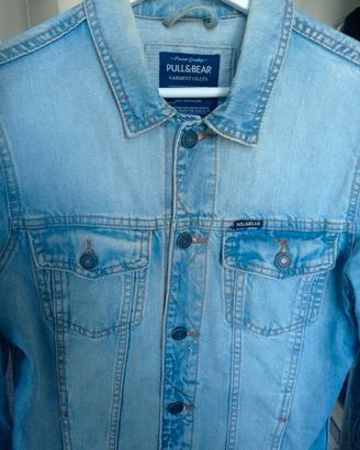 Giubbotto giacca di jeans denim uomo Slim Fit