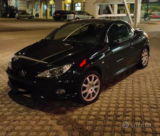 206 cc Cabrio 1.6 benzina 109cv cinghia e gomme ok