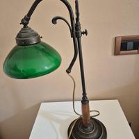 lampada ministeriale da tavolo anni '30/40