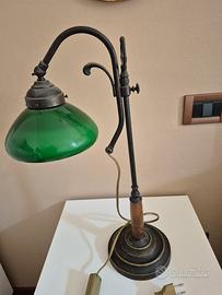 lampada ministeriale da tavolo anni '30/40