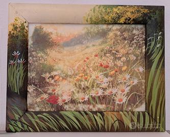 Quadro francese - cornice dipinta