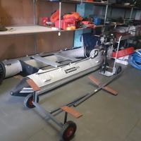 Gommone + motore+ piccolo carrello