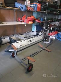 Gommone + motore+ piccolo carrello