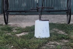 Rastrellone manuale d'epoca disponibile