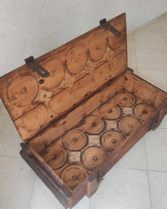cassa militare in legno 