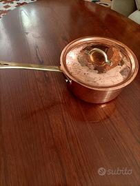 Casseruola in rame alta 20cm - Marca Agnelli nuova