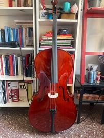 Violoncello Johann Bruck 4/4 + set completo
