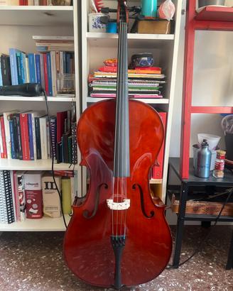 Violoncello Johann Bruck 4/4 + set completo