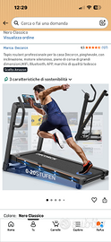Tapis roulant pieghevole