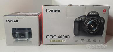 Kit Espanso Canon 4000D + 18-55mm + 50mm STM