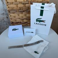 Bracciale lacoste in metallo argento