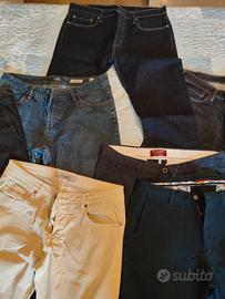 Stock 8 pantaloni e jeans da uomo