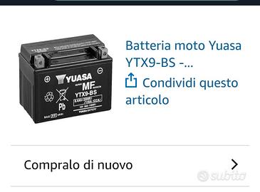 batteria moto Yuasa