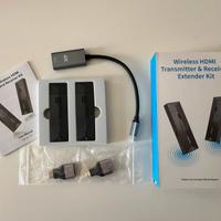 Trasmettitore e Ricevitore HDMI Wireless 1080P