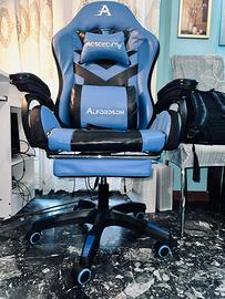 Sedia Gaming Alfordson  con 12 Colori a Led