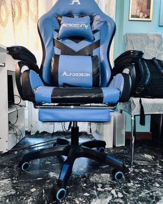 Sedia Gaming Alfordson  con 12 Colori a Led