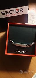 Bracciale Sector in Acciaio con Ancora Rosa Venti