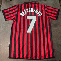 maglia m Shevchenko Milan 1999 centenario 