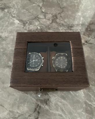 Custodia porta orologi in legno