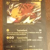 Carta Pokemon Rara Raichu 