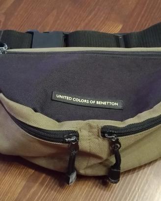 BENETTON - Maxi marsupio vintage originale