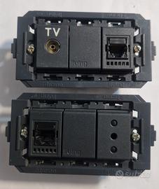 Prese rete rj45 Tv supporti bticino living classic