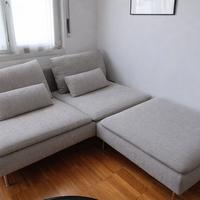 Divano IKEA Soderhamn, pouf e secondo rivestimento