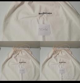 lotto di 3 Dust bag Balenciaga 