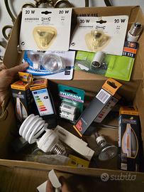 Lotto Lampadine Varie LED, Alogene, Basso  consumo
