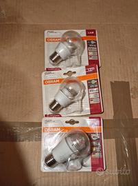 osram 3 lampadine led 470 lm bianco caldo E27