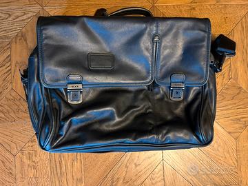 Borsa tumi pelle nera 96169DH rara limited edition
