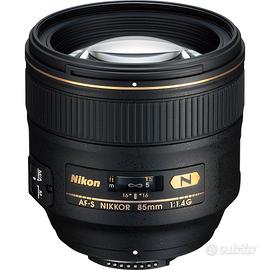 Nikon NIKKOR AF-S 85mm f/1,4 G Obiettivo - Nero