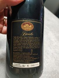 Barolo Ferdinando Giordano anno 1981