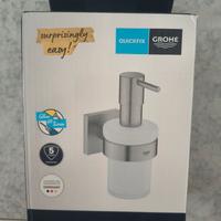Dispenser sapone GROHE QuickFix Start Cube con sup